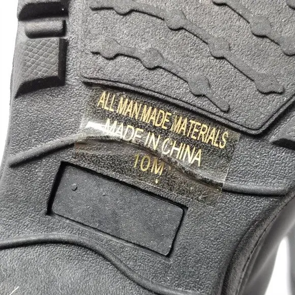 Angel Steps Womens Double Zip Boots Black Round Toe Side Faux Fur Lined Size 10M - Image 12