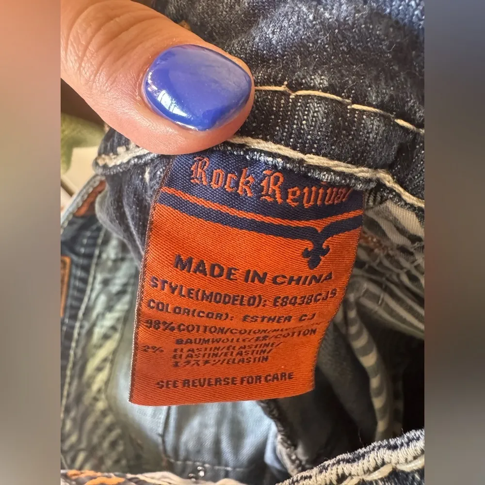 Rock Revival Esther Straight Stretch Jean - Image 14