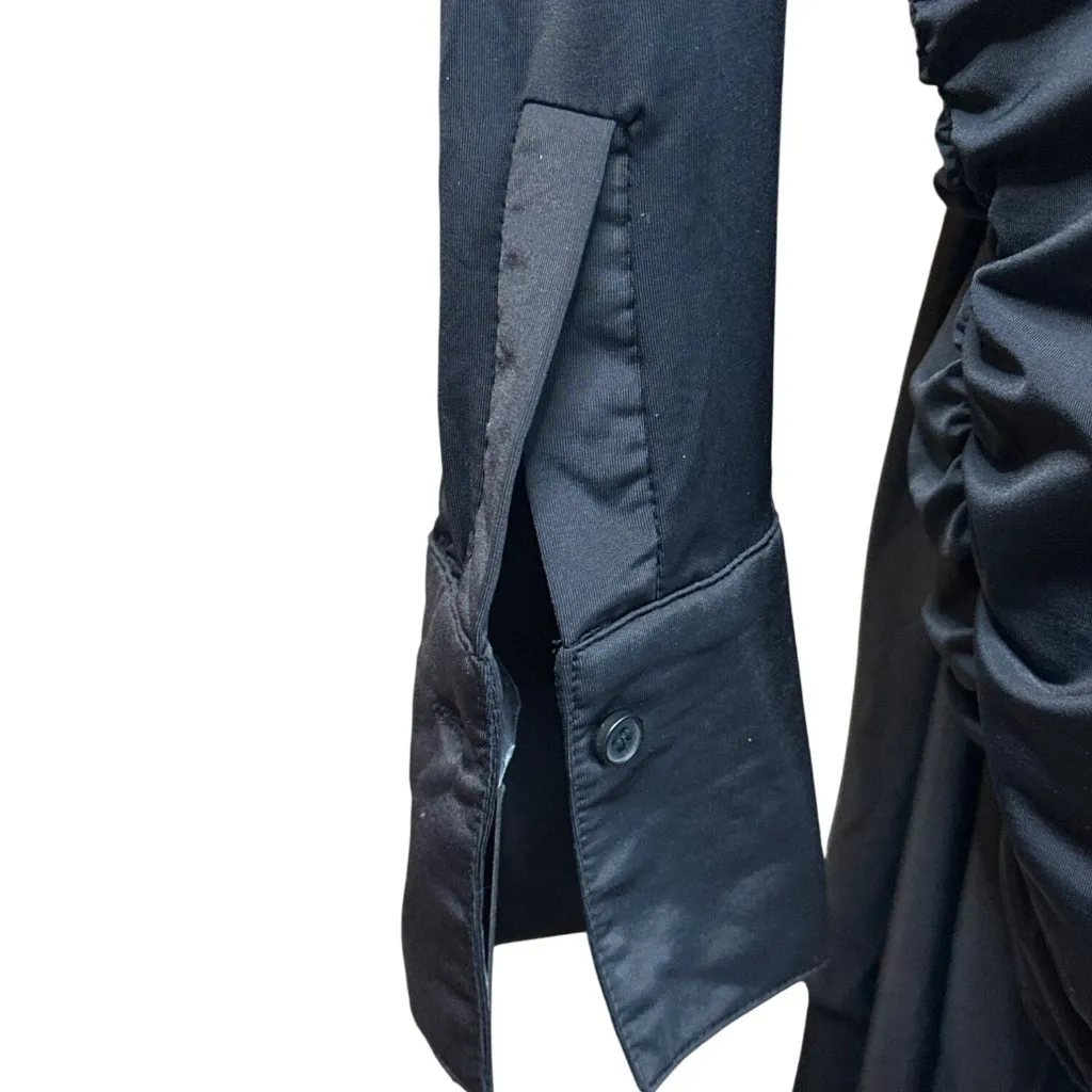 Lioness Soho Mini Dress in Onyx Back Medium New Womens Shirtdress - Image 8