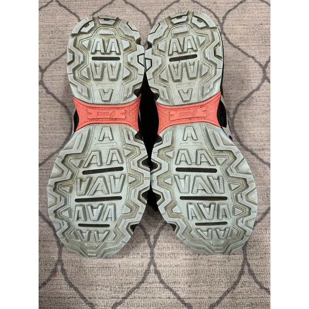 ASICS GEL VENTURE 8 Sneakers Womens Size 9.5 Black/Aqua/Peach Running Walking - Image 6