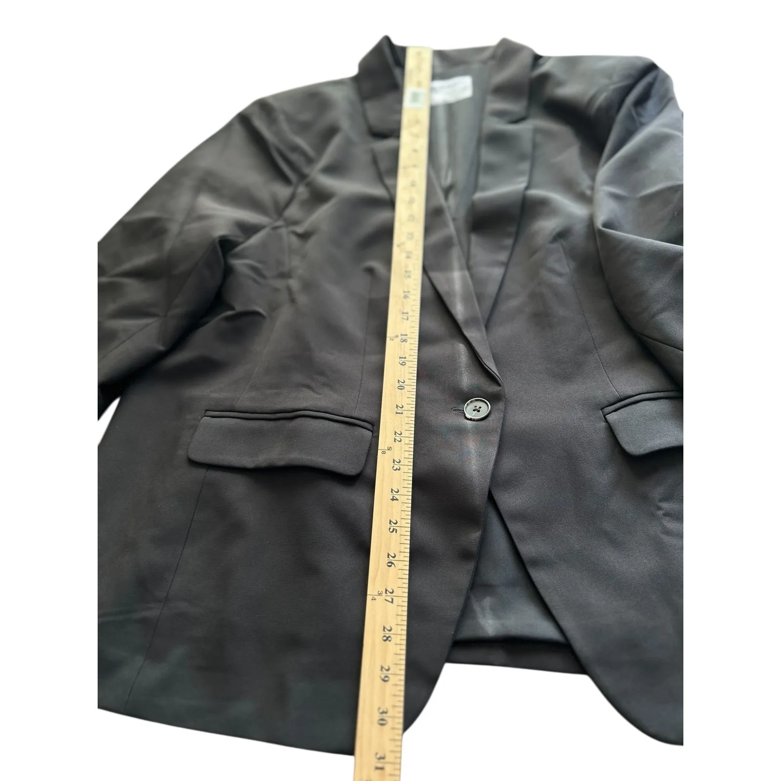 Old Navy Womens Black One Button Blazer Jacket XXL New With Tags - Image 6