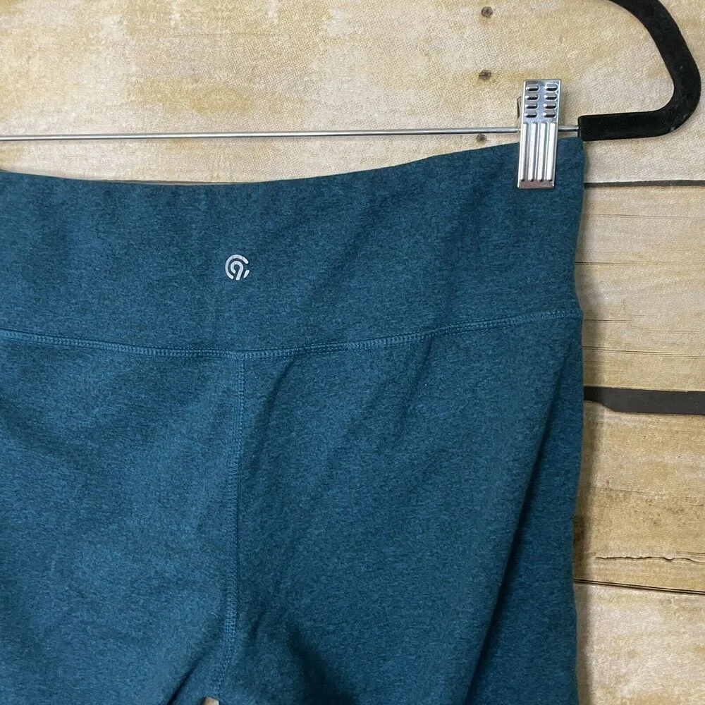 C9 by Champion Teal Marled Cropped Leggings - Image 5