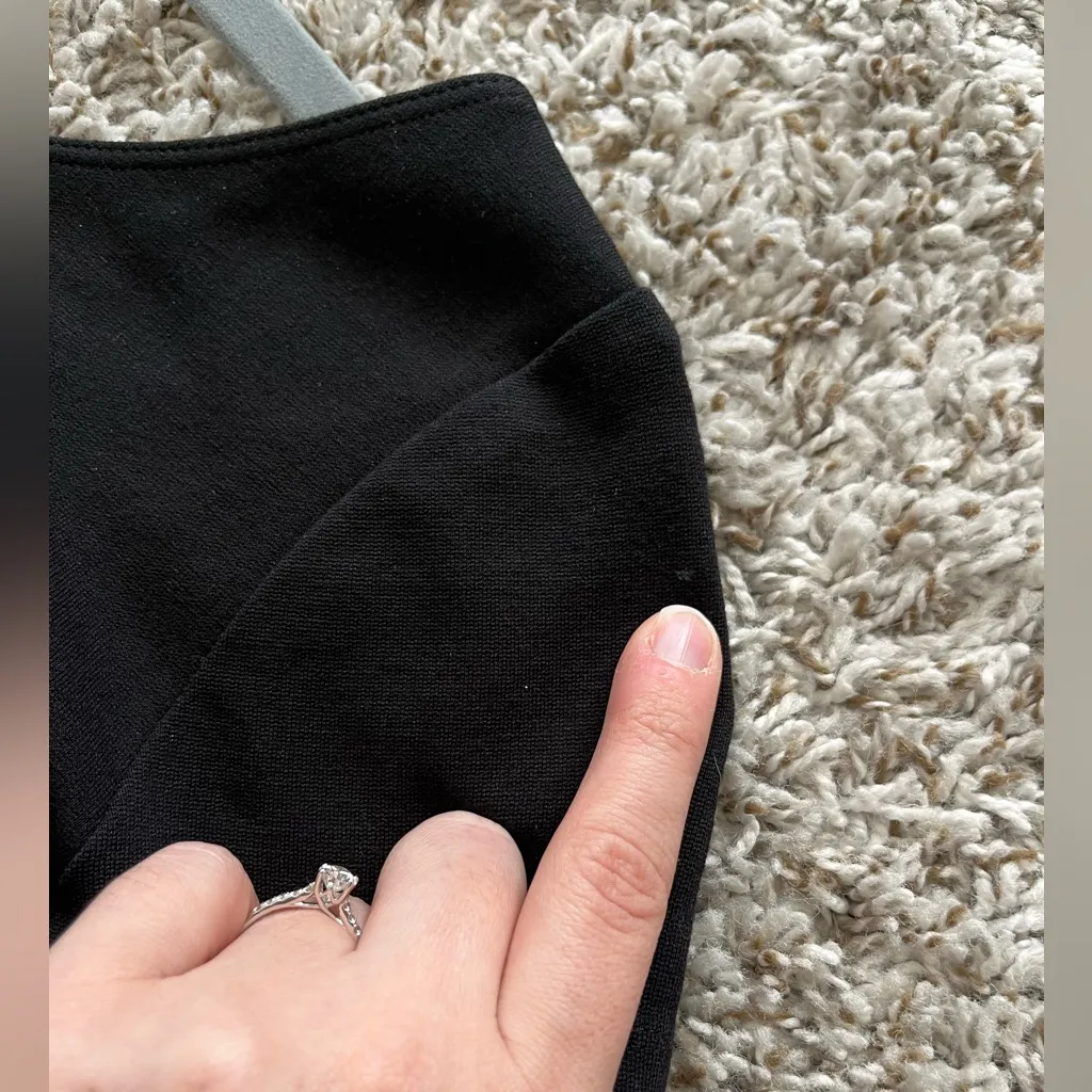 Theory Two Tone Wool Combo Skirt and Top Mini Dress Women's Size 0 - Image 11