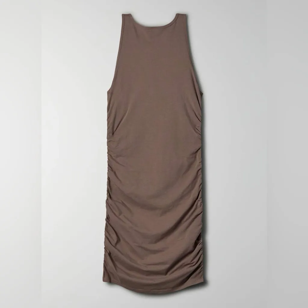 Aritzia Tna Chill Malibu Dress Tan - Image 4