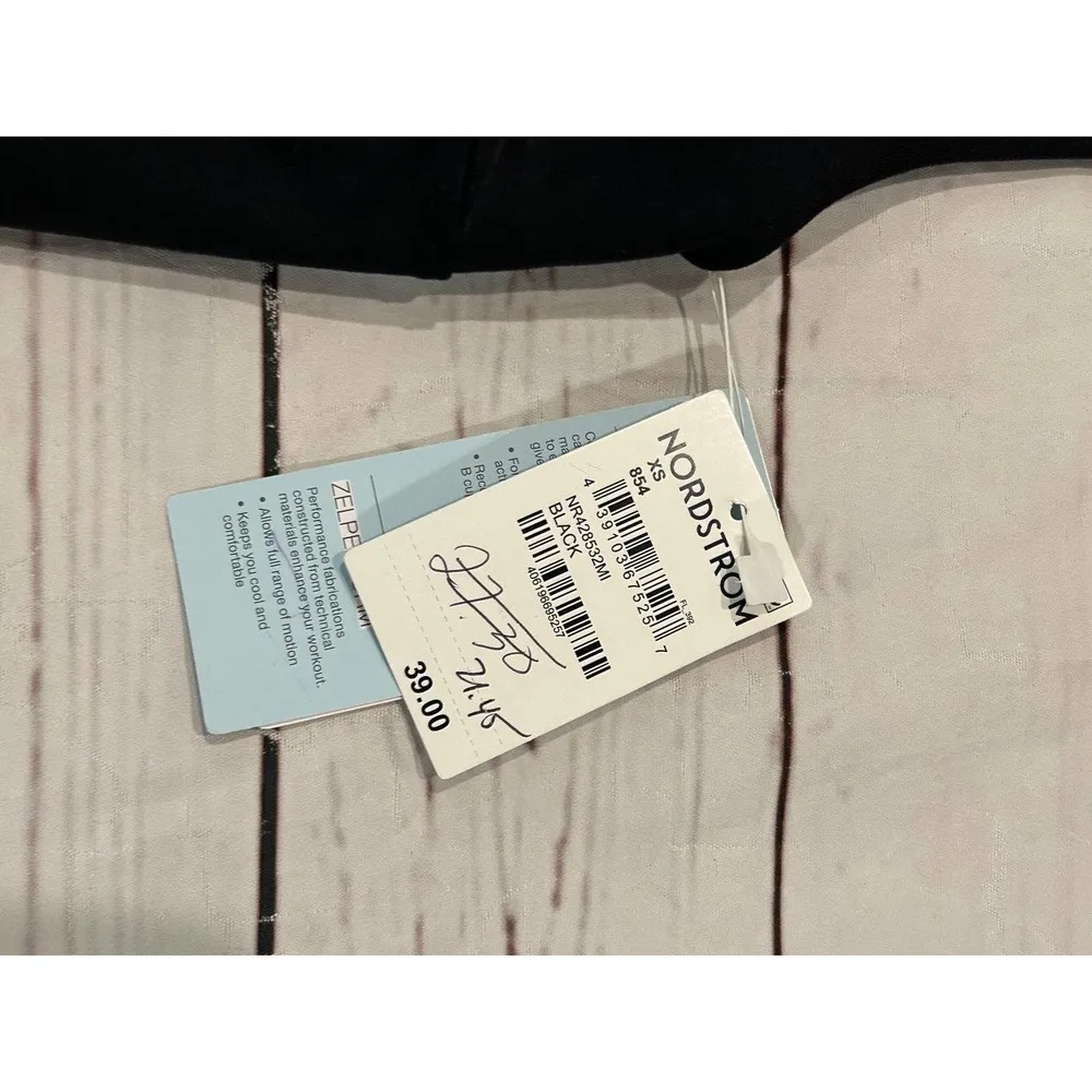 Zella XS Medium Support Yoga Sports Bra Dark Grey/Black Activewear - Image 52