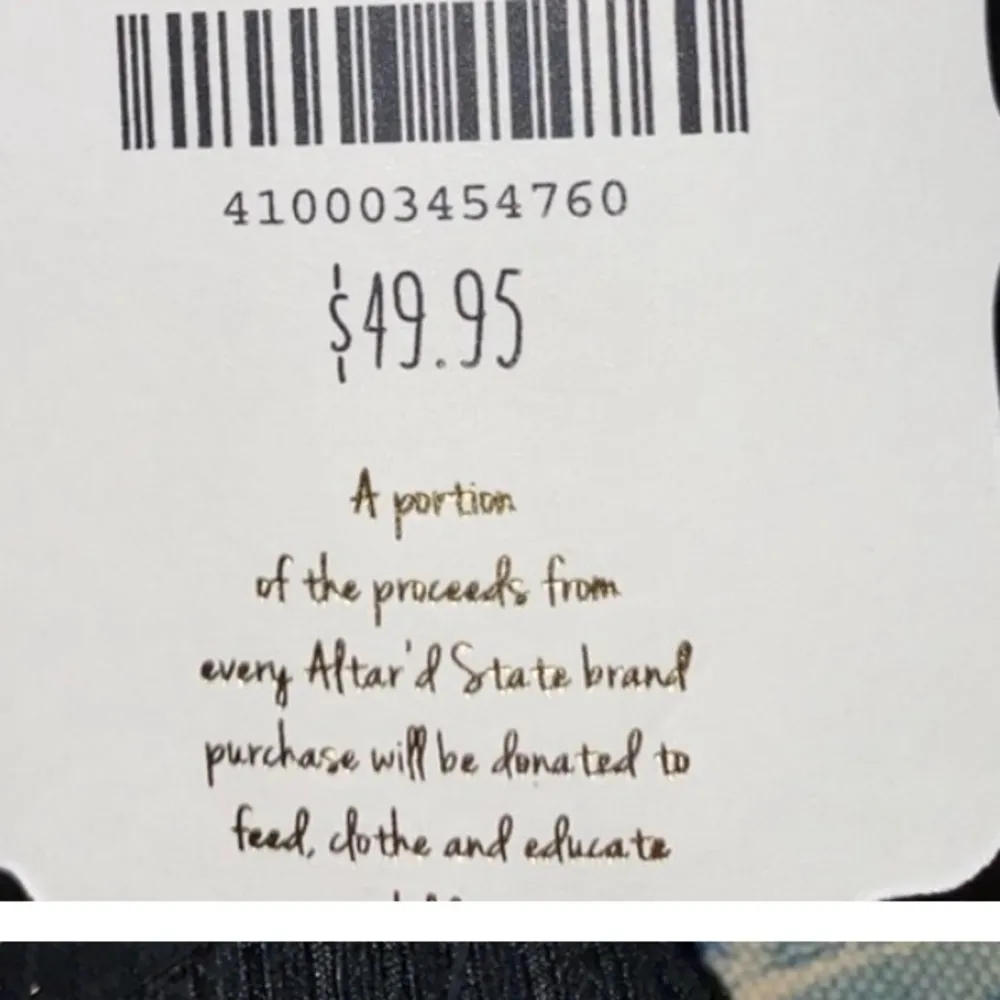 Altar'd State  Black Ruffle Tank Small - Image 2