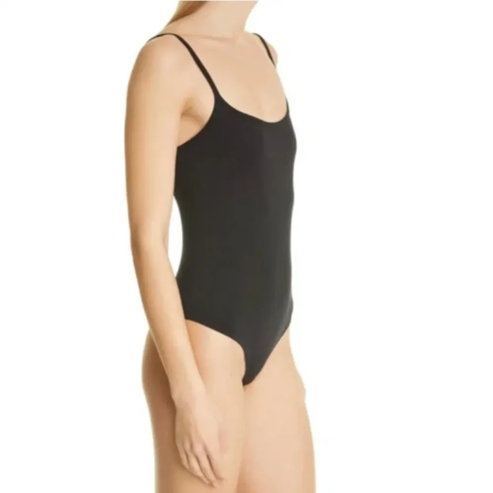 Simon Miller Ano Square Neck Bodysuit M / L Black Cami‎ Size undefined - Image 2