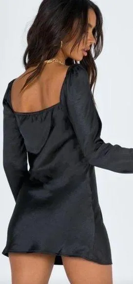 Princess Polly Lower Impact Star Power Mini Dress Black - US 8 - Image 2