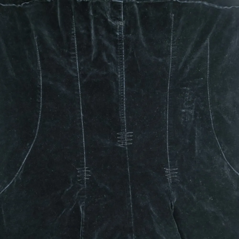 Vintage Y2K Bisou Bisou Jeans Black Trumpet Maxi Skirt - Image 7