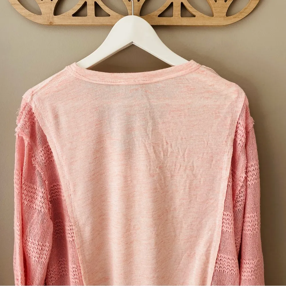 POL Long Sleeve Top Pink Sz Small - Image 9