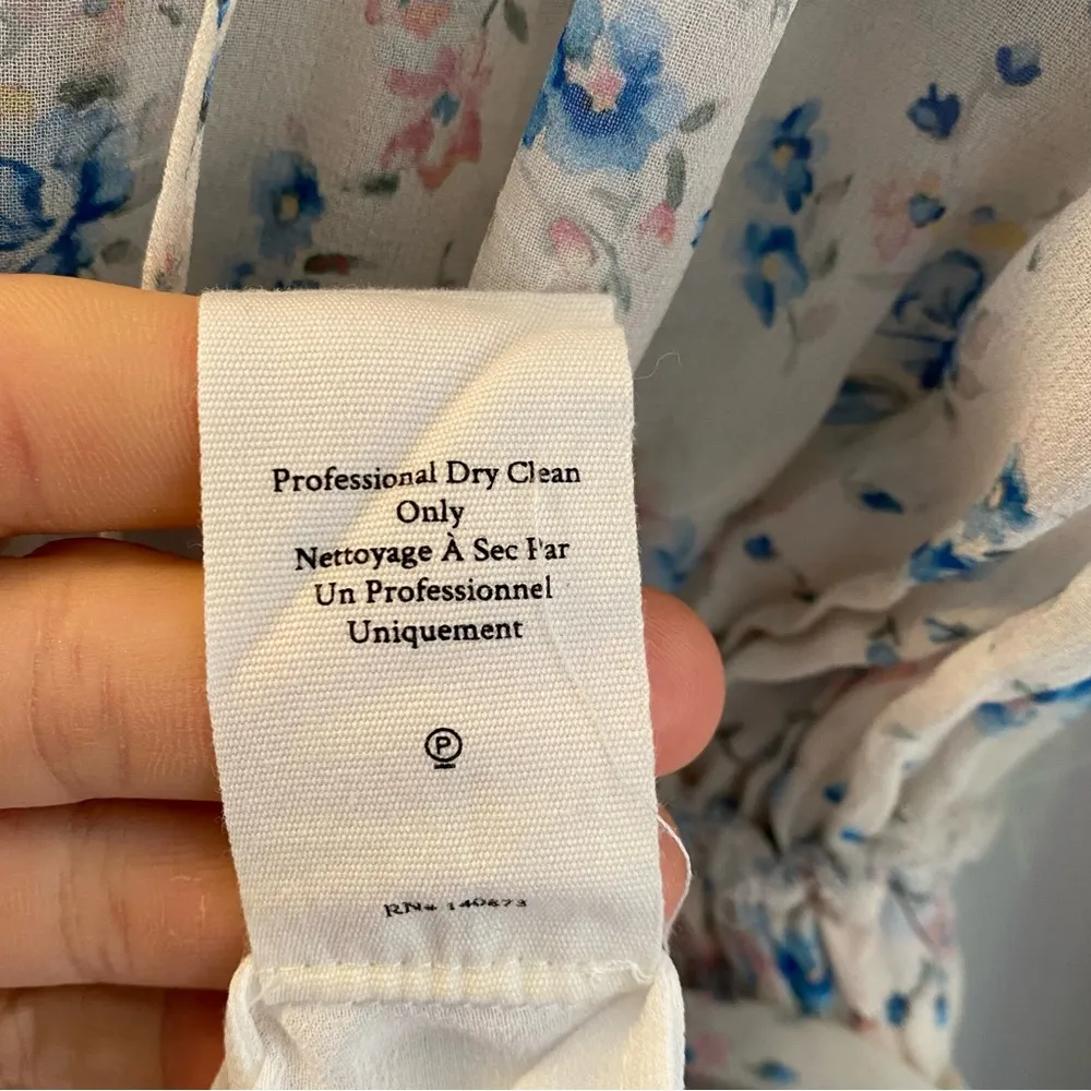 LoveShackFancy Pearl River Popover Dress XS - Image 9