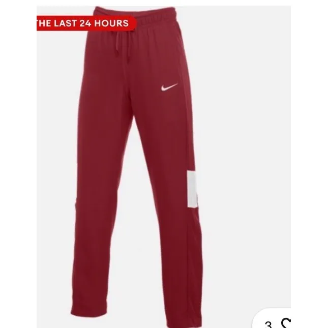 NIKE Women's DRY Football / Track Pants NWT Team Crimson / White SIZE XL - Image 2