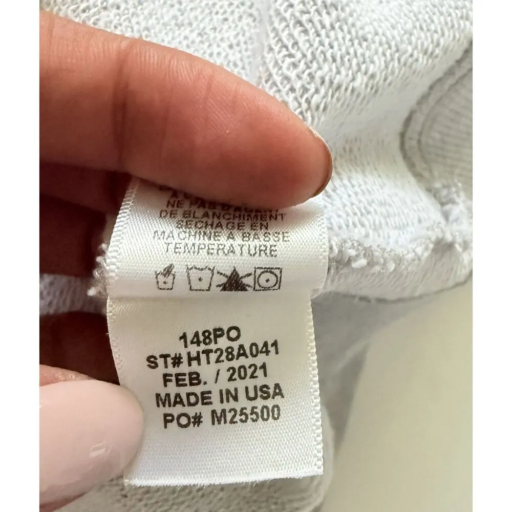 Wildfox Rainbow Pride Gray Half Zip Retro Fit Banded Cuff Cozy Pullover Sweat S - Image 8