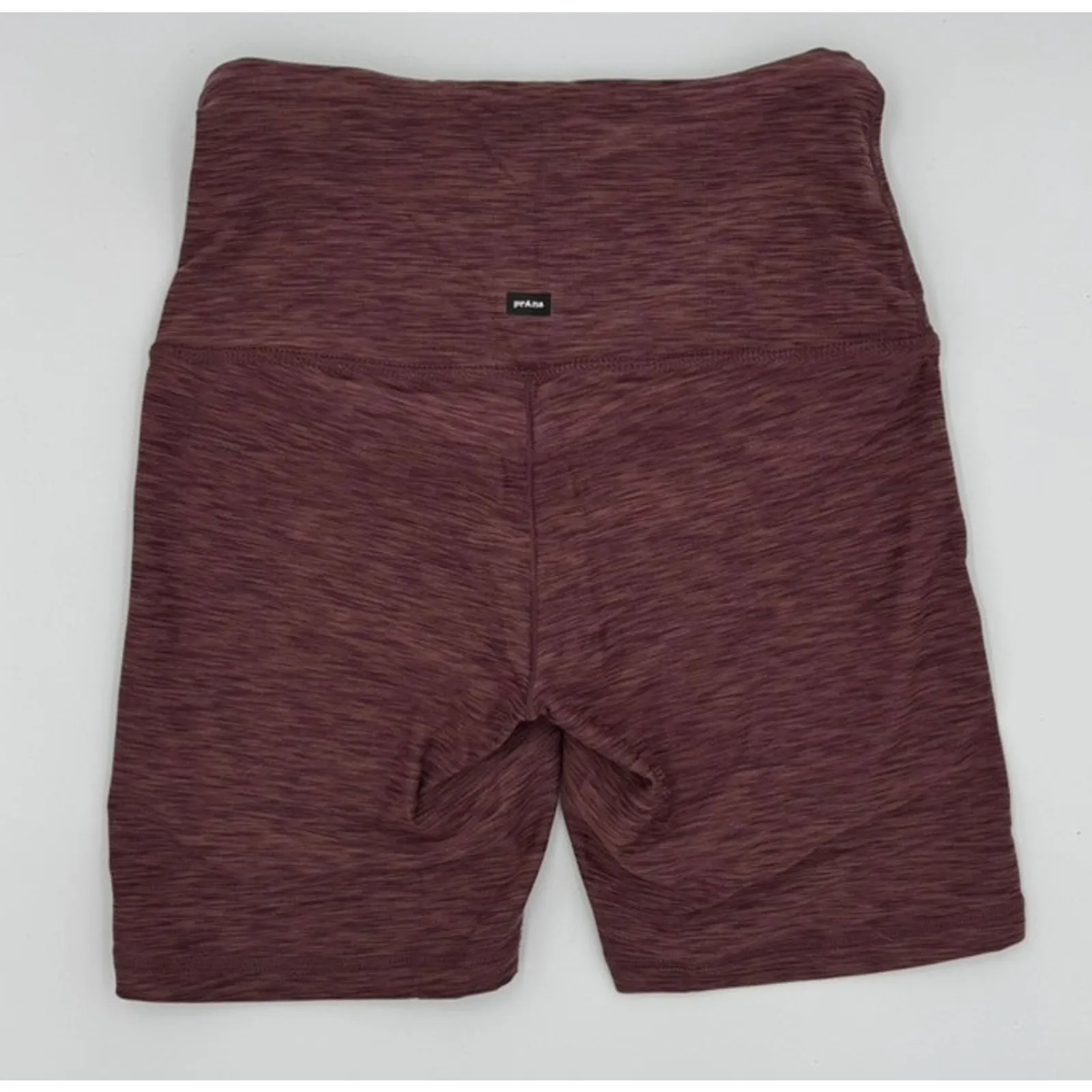 prAna Kimble Short M Flannel Heather High Rise Yoga Biker Shorts NWT - Image 3