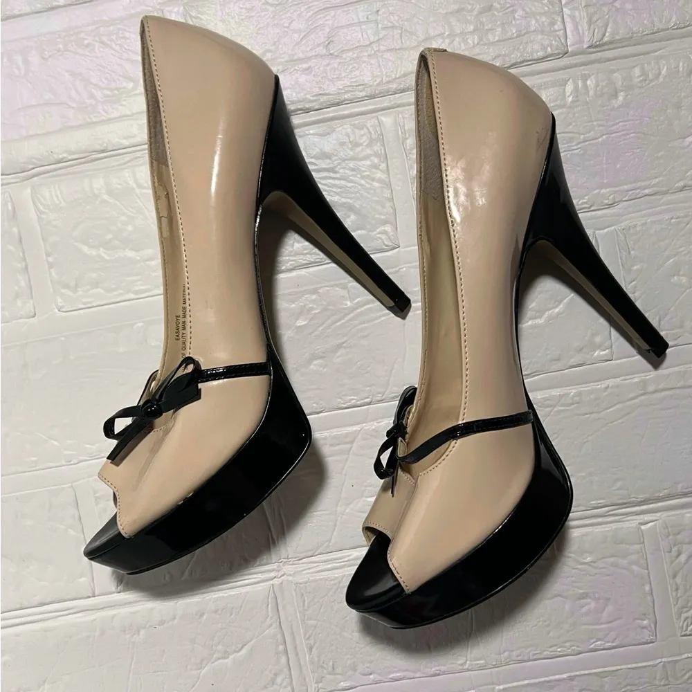 Enzo Angiolini open toe platform size 9 1/2M - Image 4