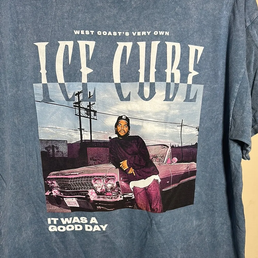 Ice‎ Cube Graphic Tee | XL Blue - Image 2