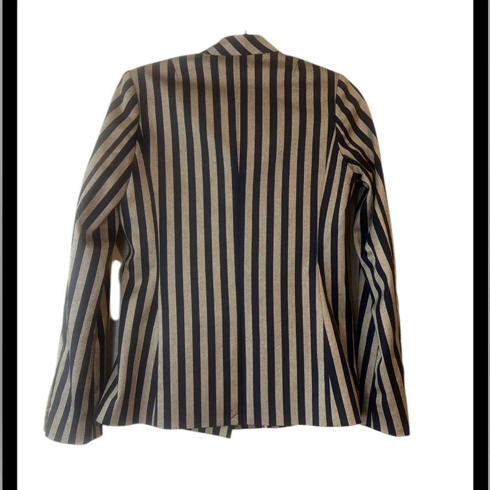 NWT Jonathan Simkhai Structured Stripe Blazer Jacket SIZE 4 - Image 4