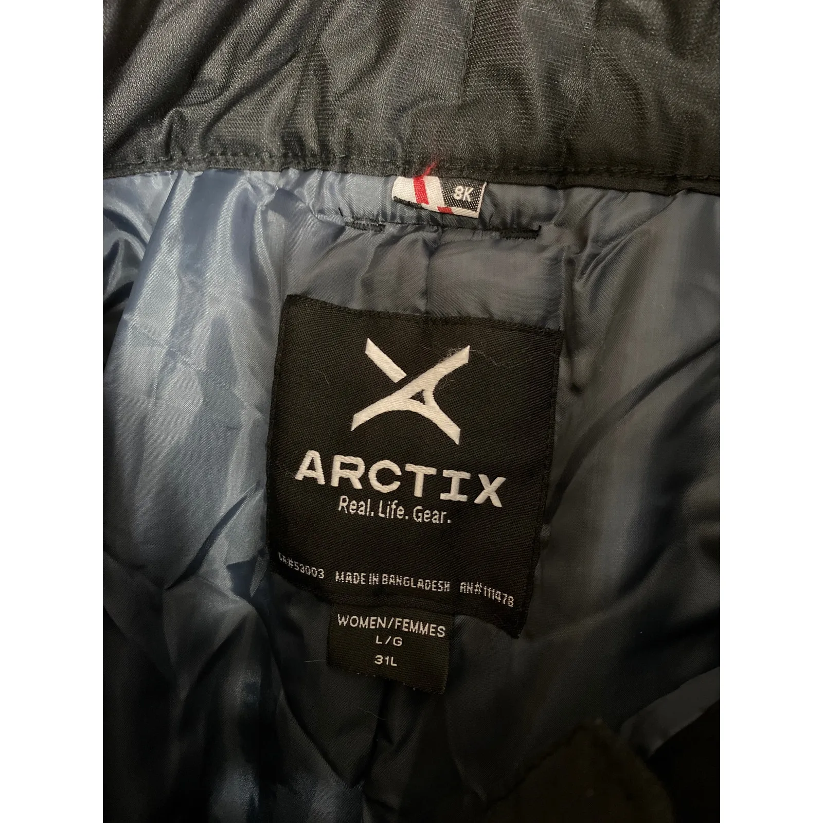 NEW Arctix Black Straight Insulated Waterproof Winter Essential Ski Snow Pants L - Image 7