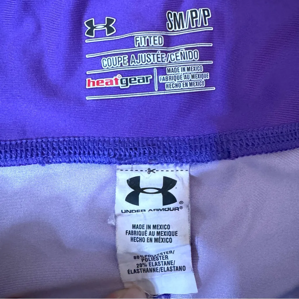 UNDER ARMOR fitted athletic shorts, size small/petite - Image 6