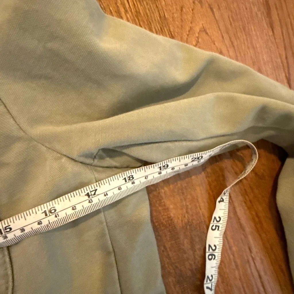 Gap olive green collared blazer jacket size M - Image 5