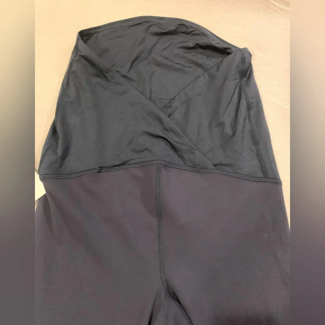 Women's Isabel Maternity Ingrid & Isabel Belly Panel Black Dark Charcoal Gray XS - Image 4