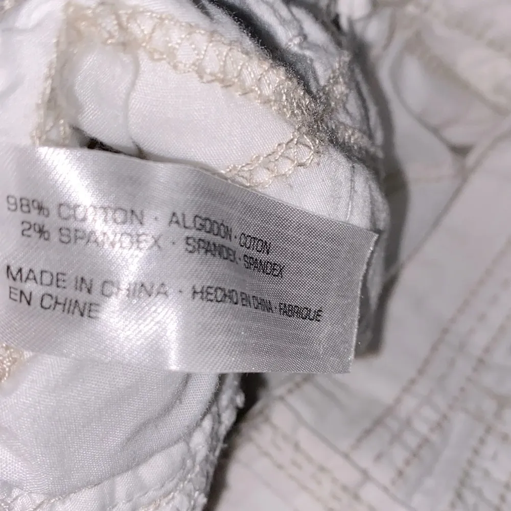 Supplies white denim Mila modern crop size 12 - Image 9