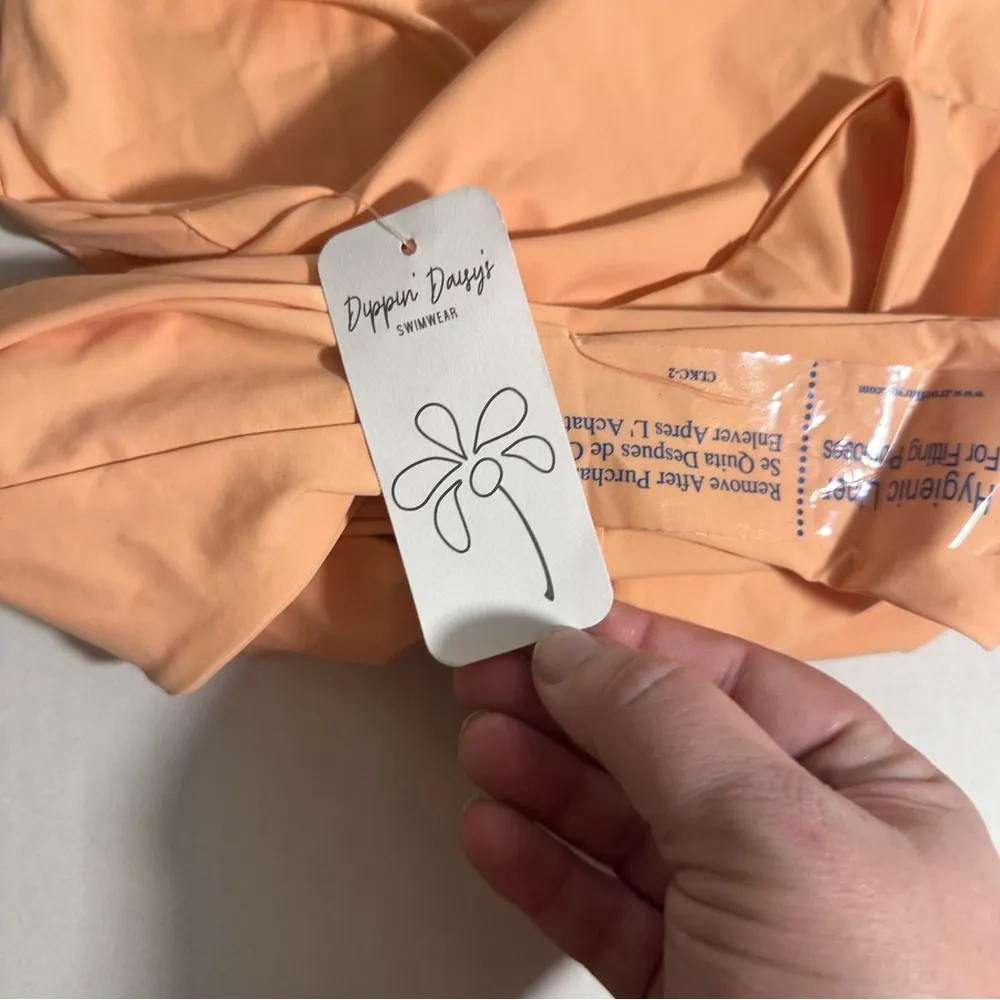 Dippin' Daisy's Bliss Peach One Piece Swimsuit‎ Size Medium PACSUN - Image 8