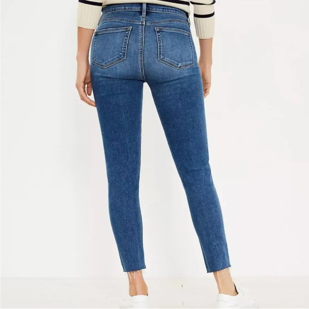 LOFT High Waist Skinny Jeans Size 27 - Image 5