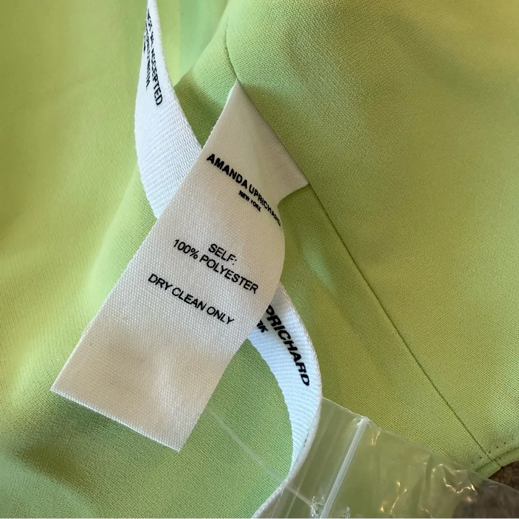 NWT Amanda Uprichard PerrinLime Pear Button-Front Vest Small - Image 6
