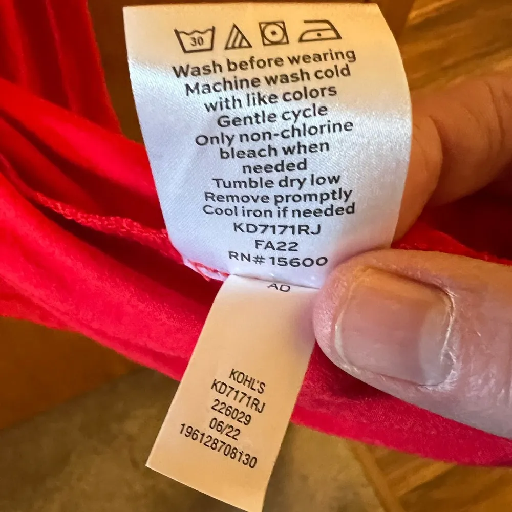 DRAPER JAMES RSVP Reese Witherspoon Knit Wrap Dress Red NWT Size XS - Image 9