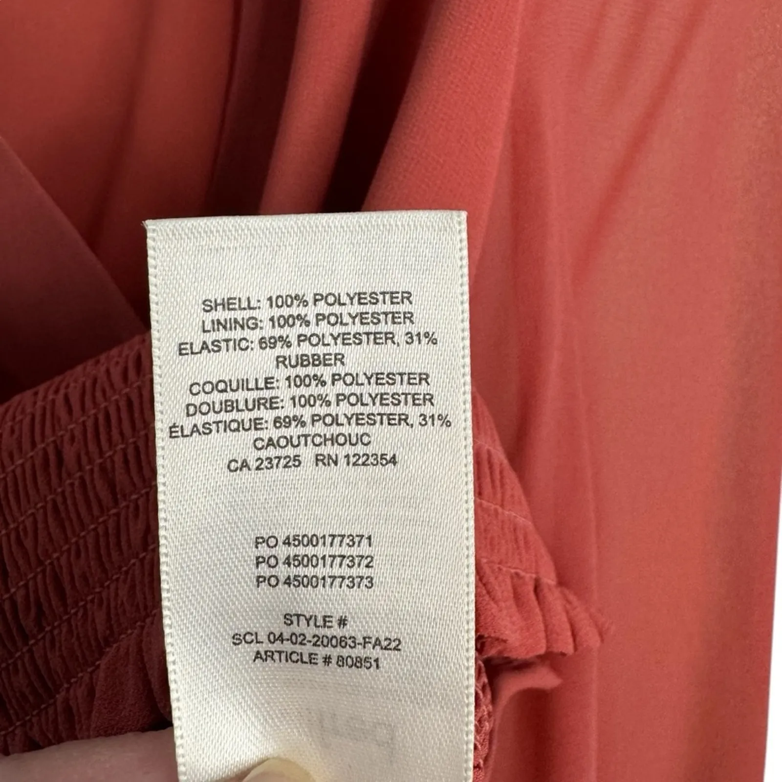 Wilfred Aritzia Wistful Rosy Red Blouse - Image 8