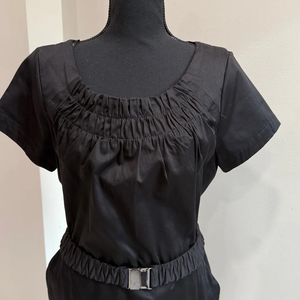 Calvin Klein NWT Black Dress with Belt Detail Size 12 - Image 2