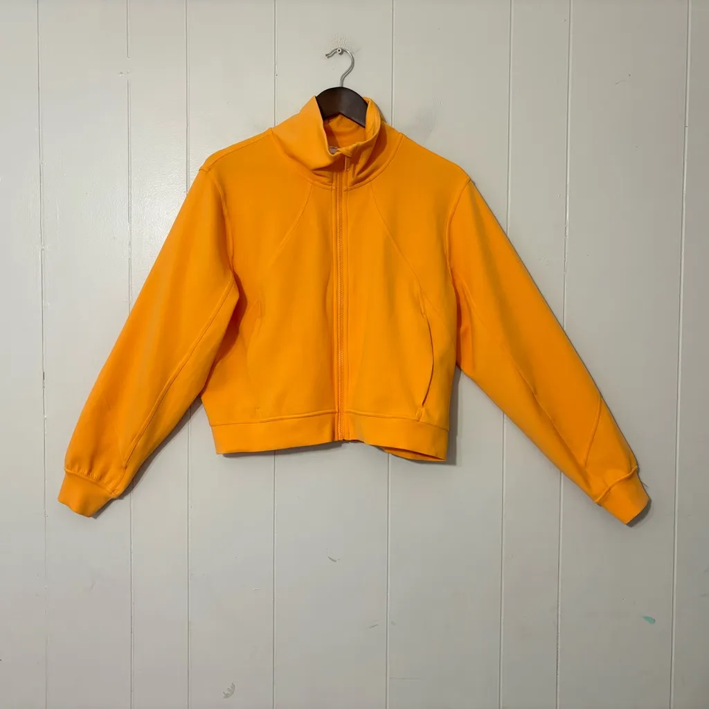 Lululemon  Luxtreme Spacer Full Zip Jacket Mango Dream Size 10 – Cozy Zip-Up - Image 3