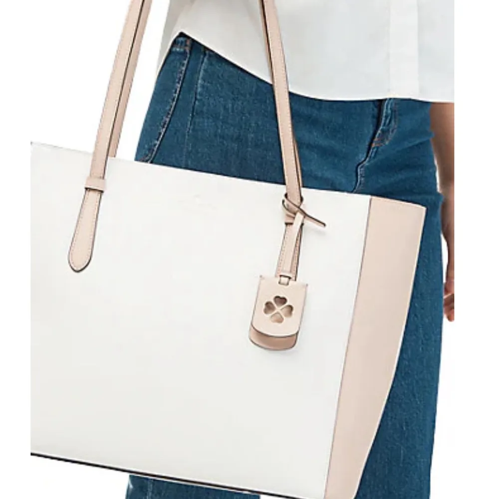 Kate Spade New York Schuyler Medium Tote in White/Beige EXCELLENT! Retail $329 - Image 14