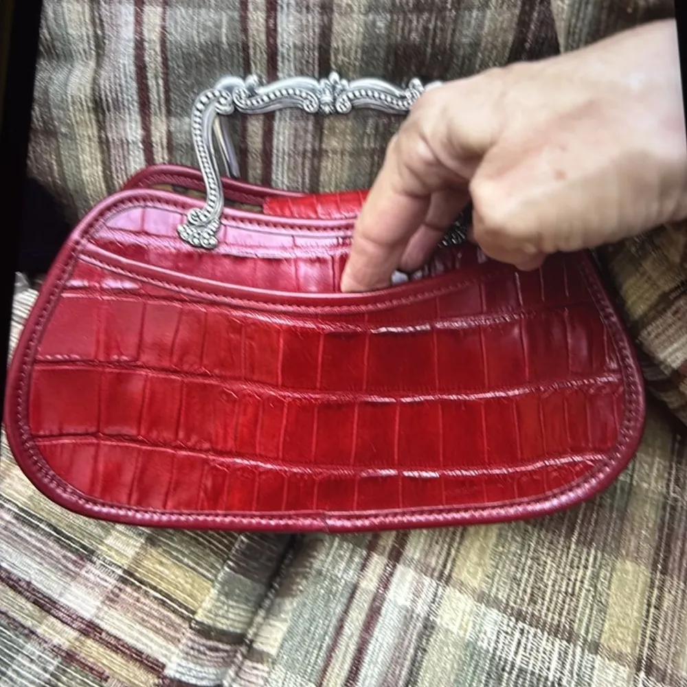 Brighton red florentine bag beautiful - Image 2