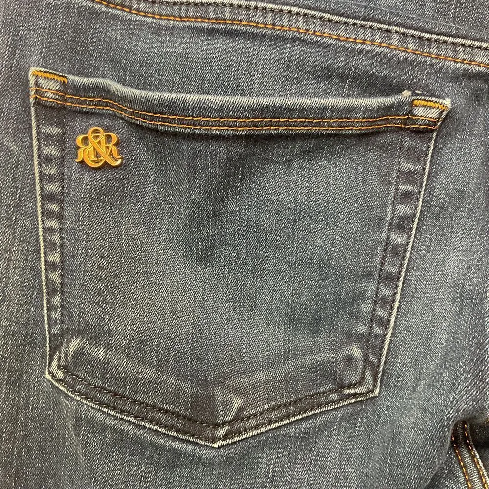 Rock &‎ Republic Women's  Kendra Curvy Bootcut Jeans Blue Denim Size 14 - Image 9