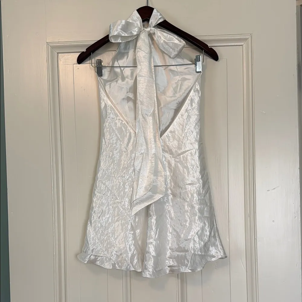 Meshki  White Backless Dress - Image 2