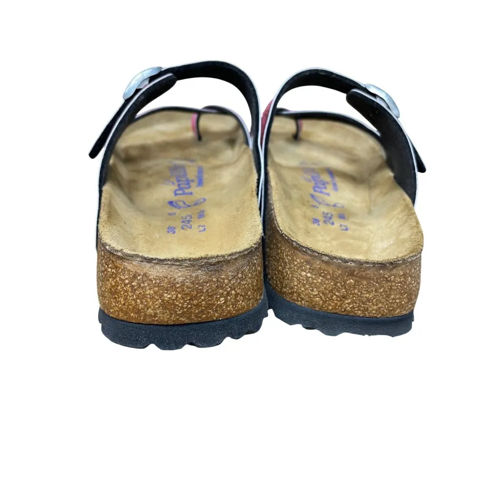 Birkenstock Papillio Womens Pink floral Sandals Size 38/8US - Image 8