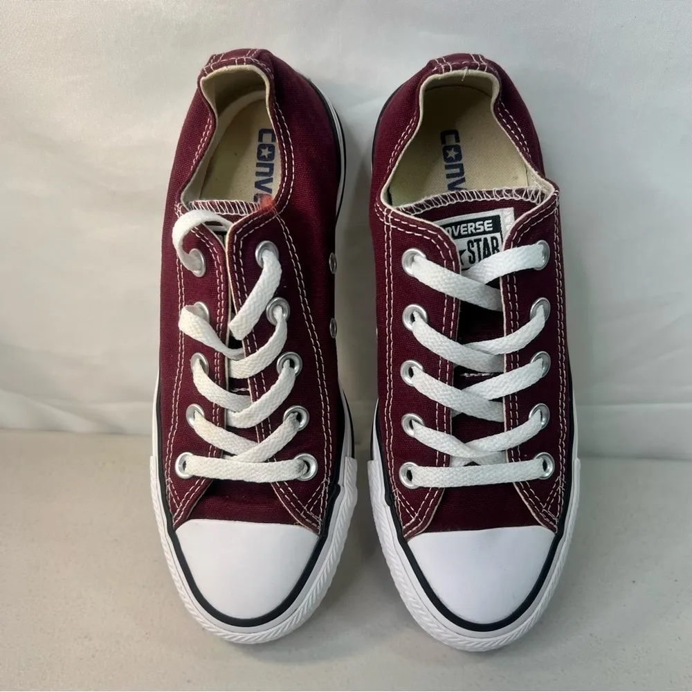 Converse CTAS Ox Maroon Women's Shoe Size 6 #929 - Image 7
