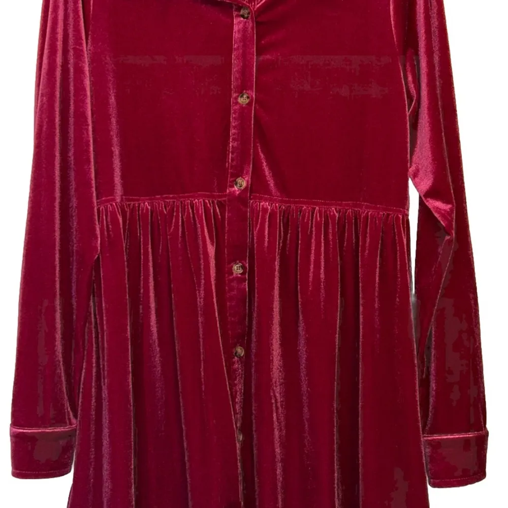 Jodifl Hot Pink Velvet Dress Women’s Small - Image 3