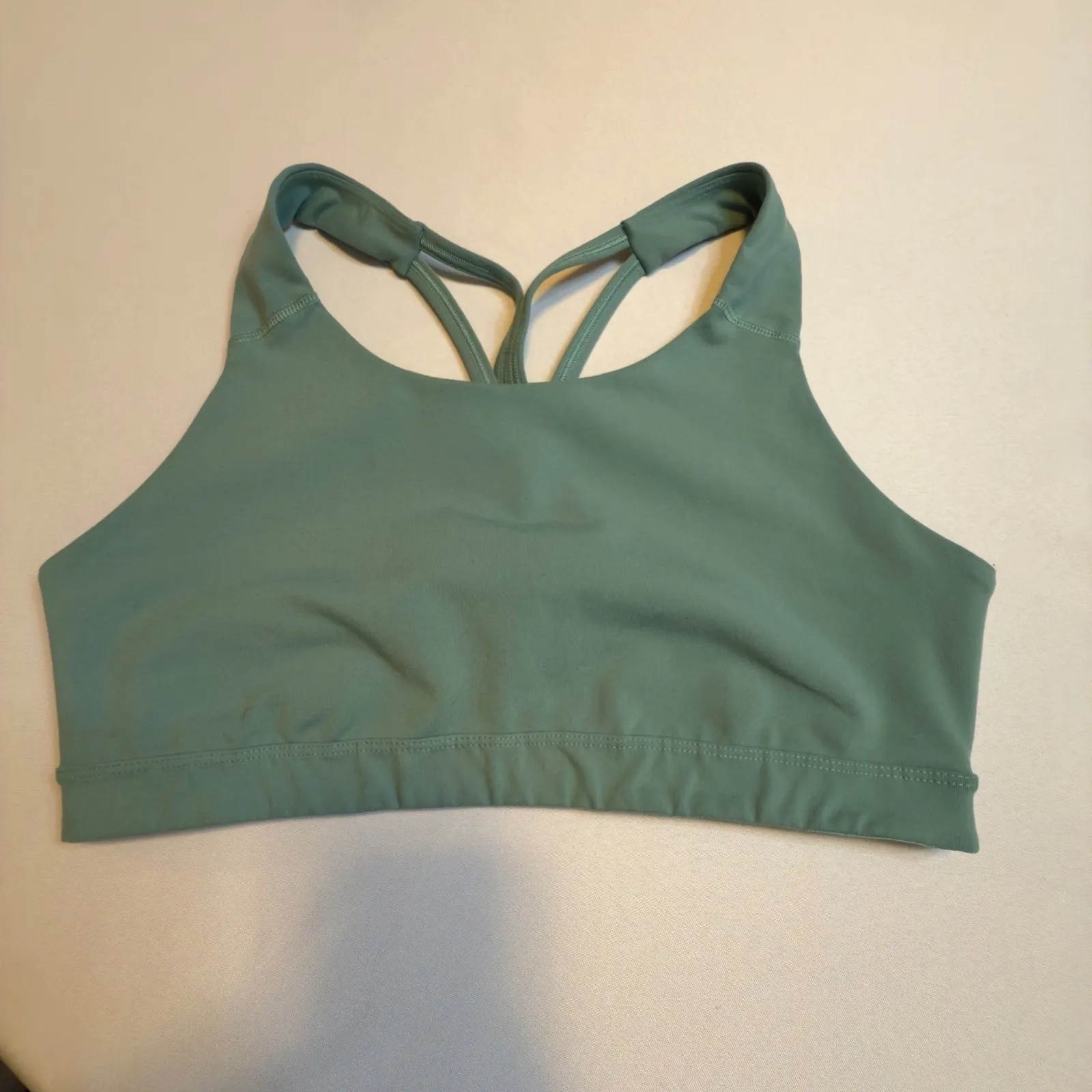 Old Navy Set/2 Active High Rise Black Leggings & Green Sports Bra XL Womans Gym - Image 11
