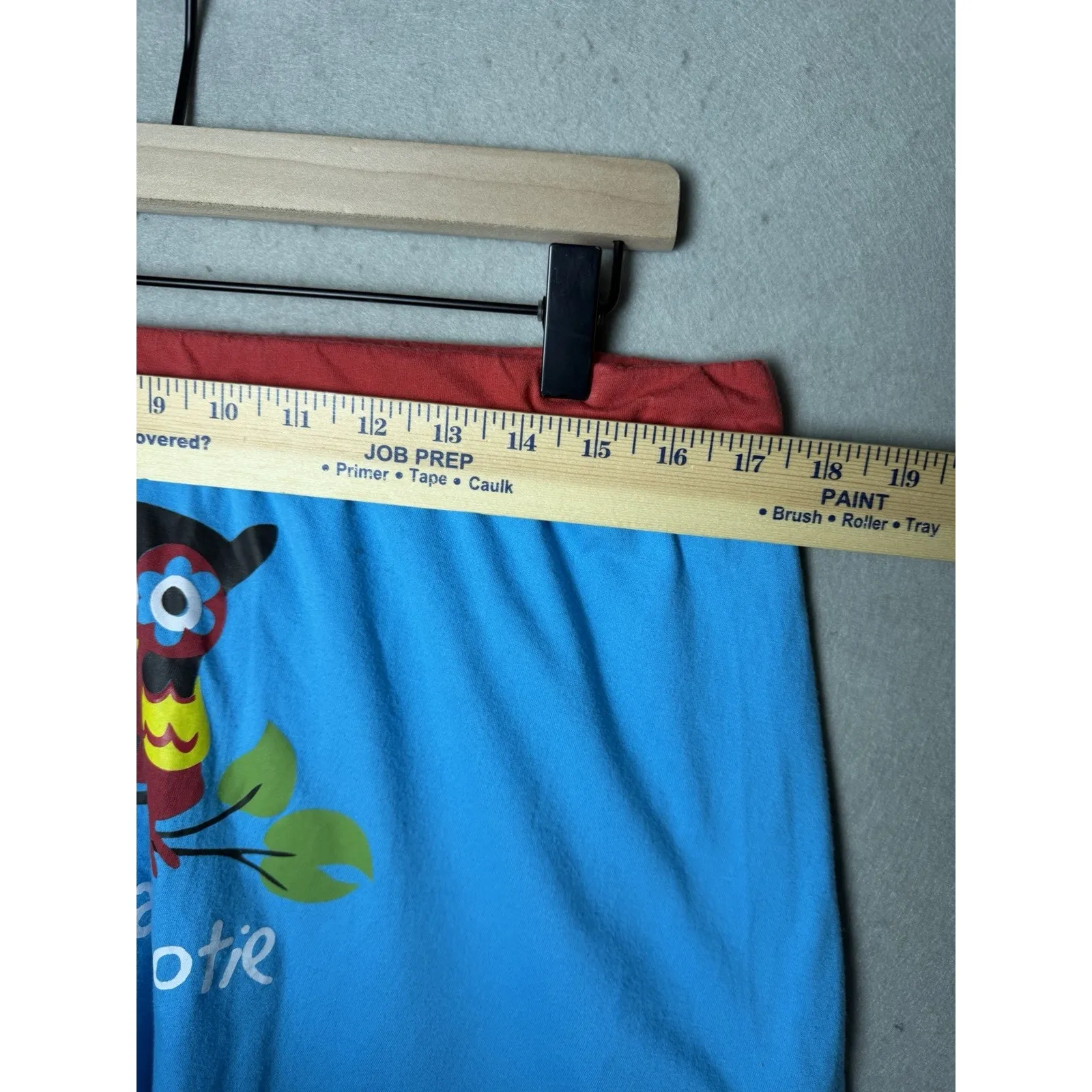 Lazy One "hootie patootie" Owl Graphic Women's Boxer Sleep Shorts Size XL Blue - Image 8