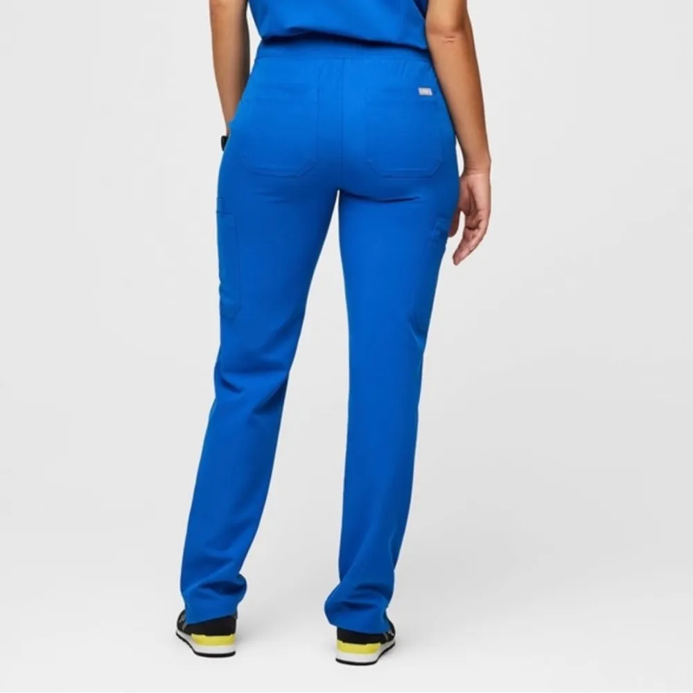 Figs Royal Blue Yola High Waited Skinny Scrub Pants Size XS - Image 2