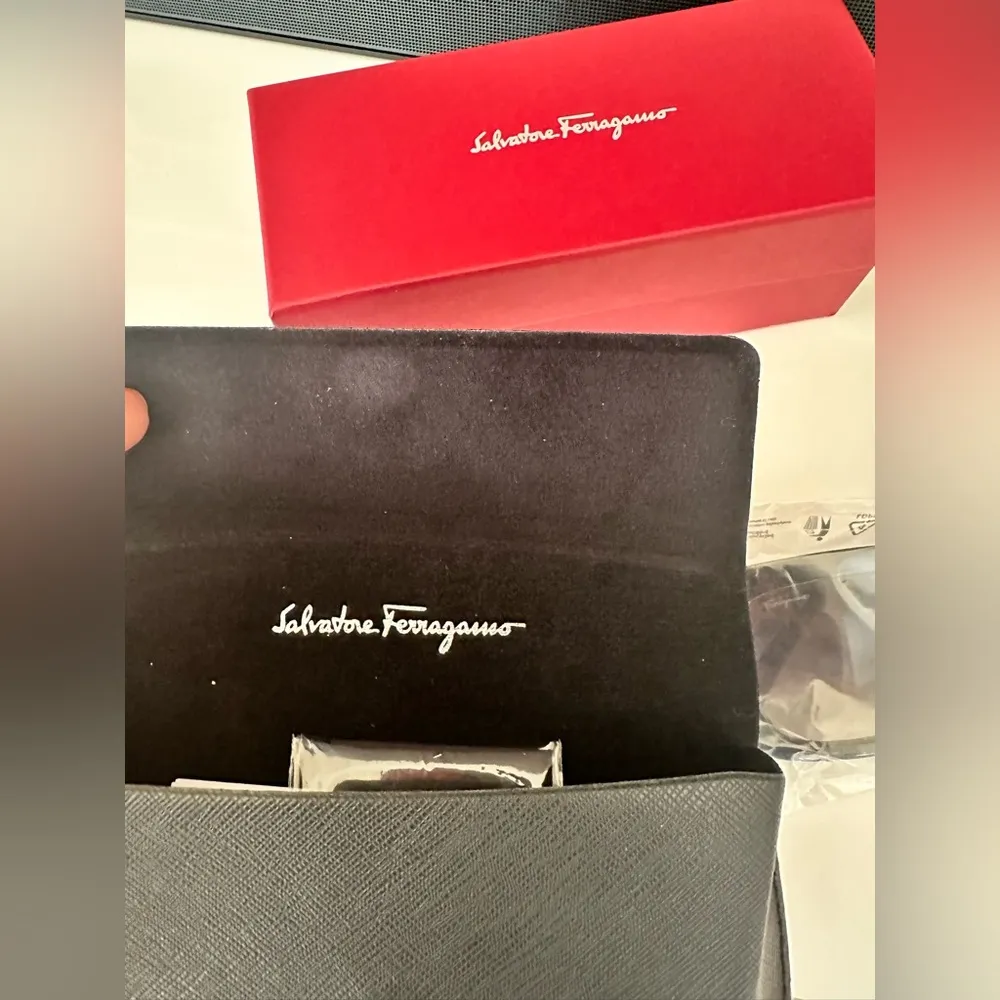 SALVATORE FERRAGAMO Gancini 51MM Rectangle Sunglasses - Image 14