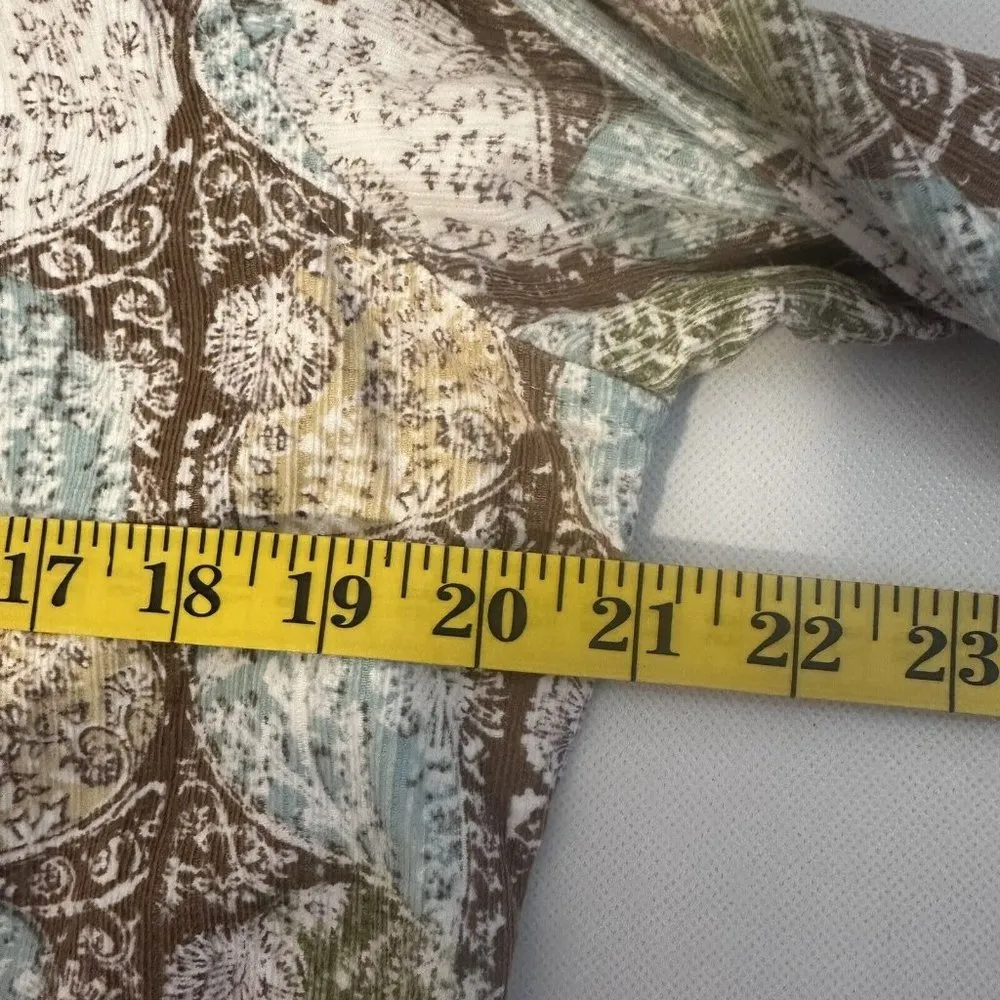 Columbia Shirt Womens Large Sportswear XCO Floral Corduroy Snap Outdoors Hiking - Image 5