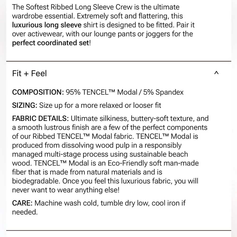 Summersalt The Ribbed Long Sleeve Tee White - Image 8