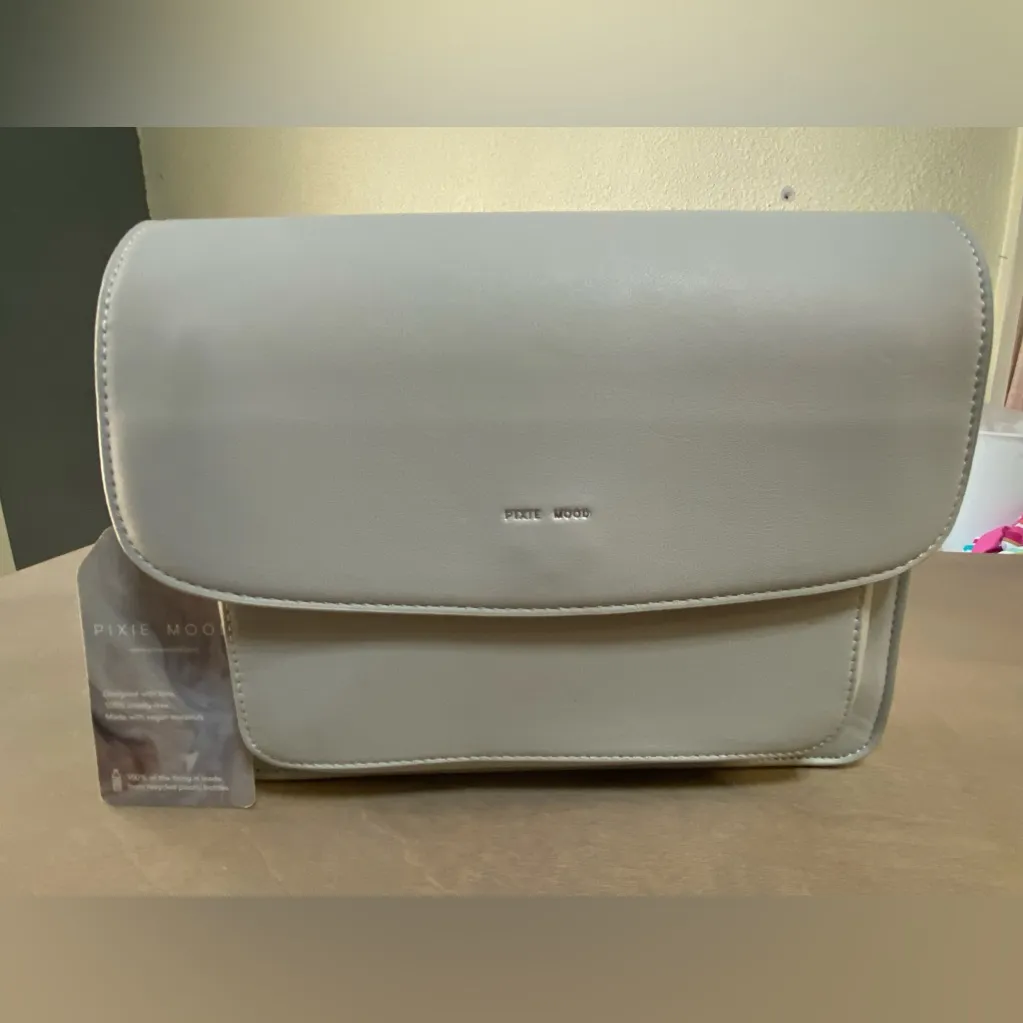 Pixie Mood‎ Zoe crossbody bag, gray with detachable strap - Image 3