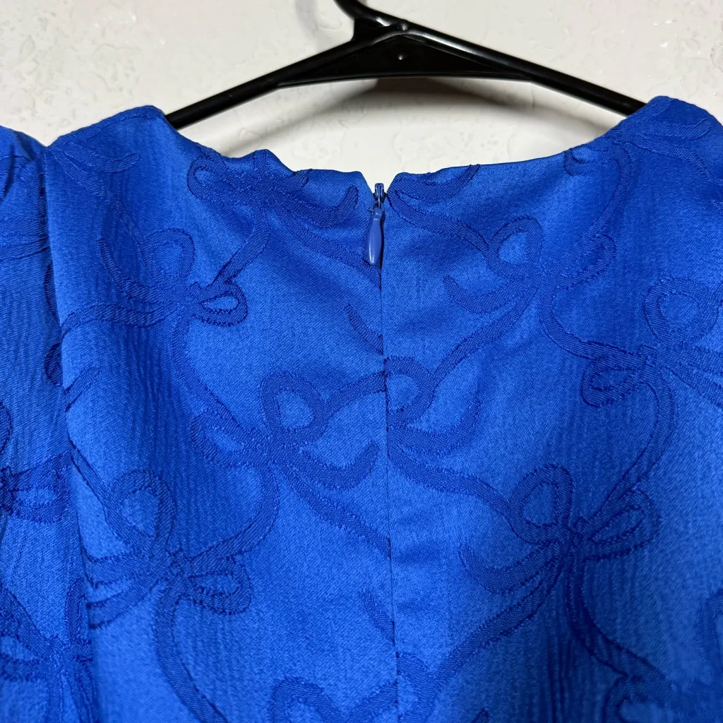 NWT Sister Jane Puff Sleeve Bubble Hem Mini Dress Size XS Blue - Image 8