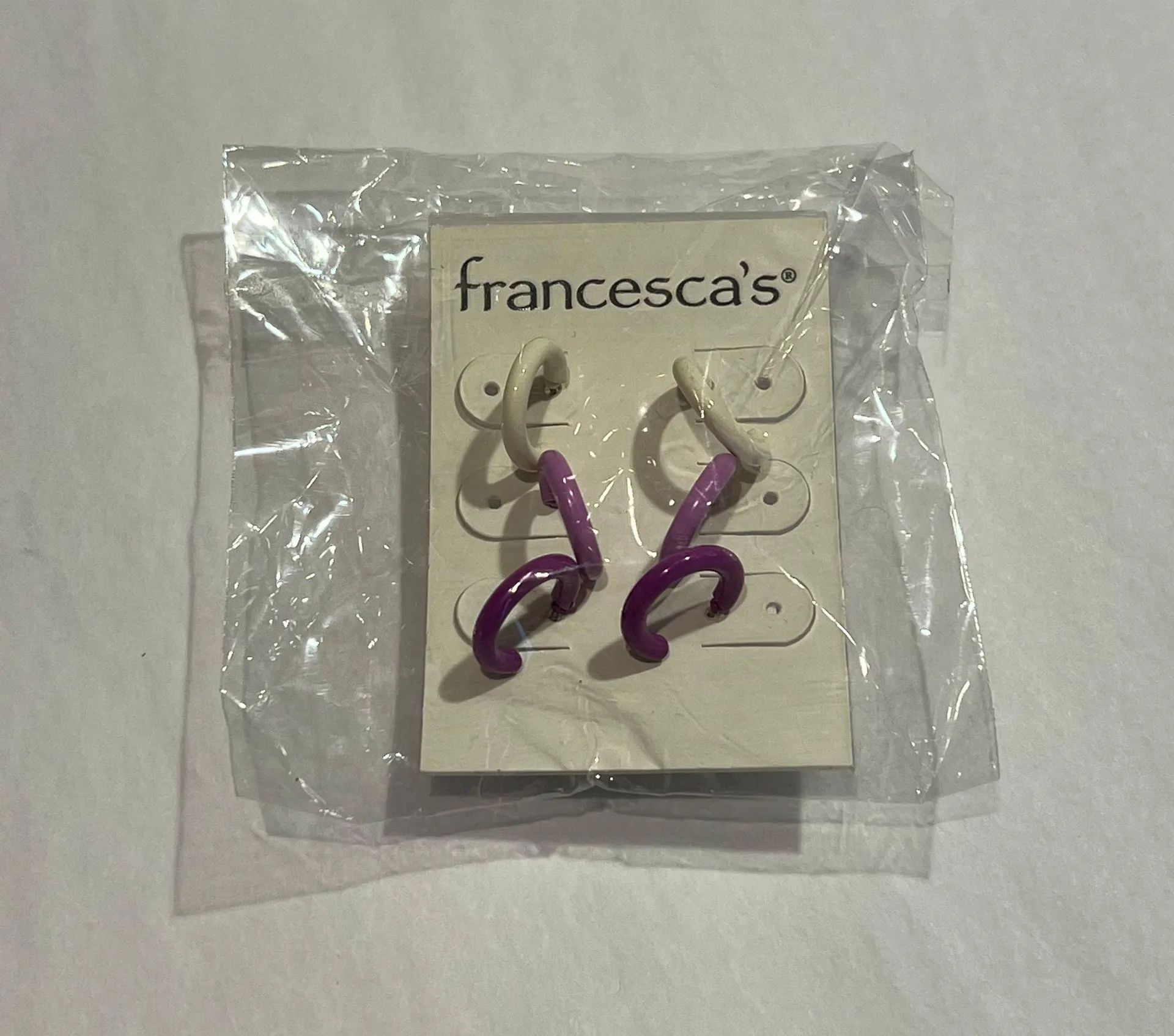 Francescas Pastel Mini Hoop Earring Set - Image 4