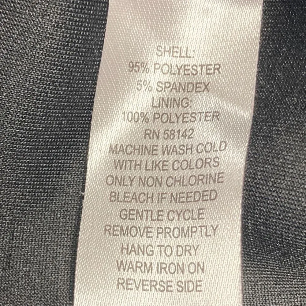 LONDON TIMES Woman Dress‎ Size 14W Bodycon Black Bluegreen - Image 8